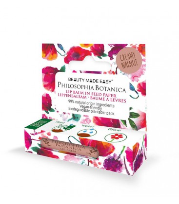 Lippenbalsem in bloemzaadpapier - Choco coffee
