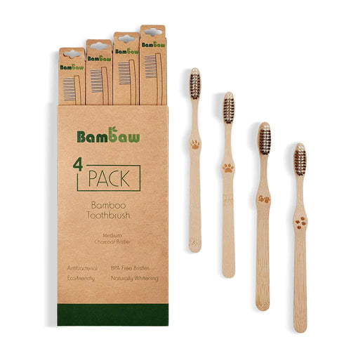 Bamboe tandenborstels (4stuks) Medium