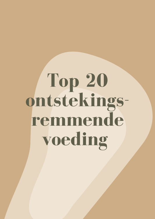 Top 20 ontstekingsremmende voeding