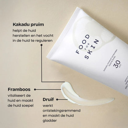 Verzorgende zonbescherming SPF30