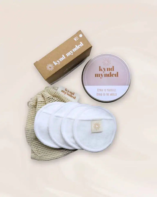 Reissetje wasbare wattenschijfjes - Wit