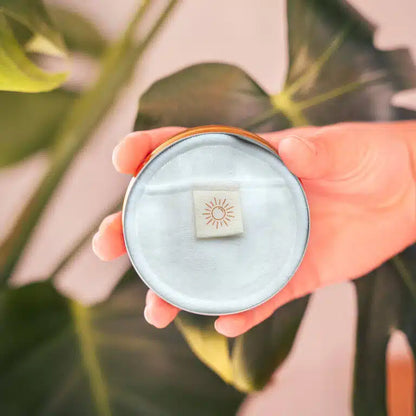 Reissetje wasbare wattenschijfjes - Wit