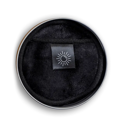 Reissetje wasbare wattenschijfjes - Zwart