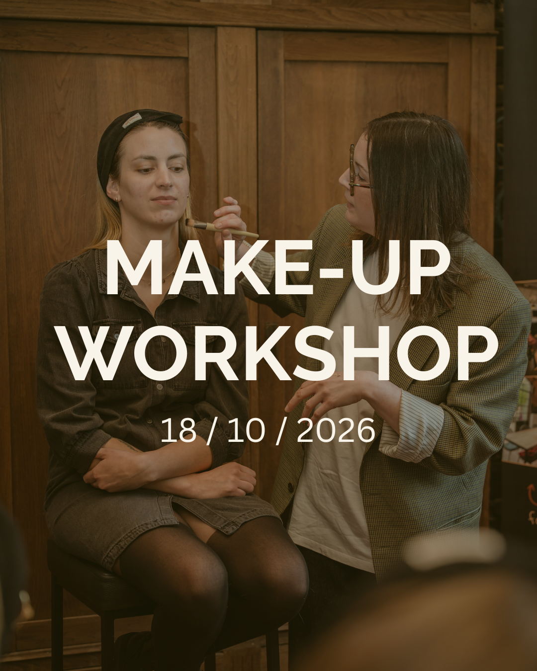 Make-up Workshop 14/12 at 1 p.m.